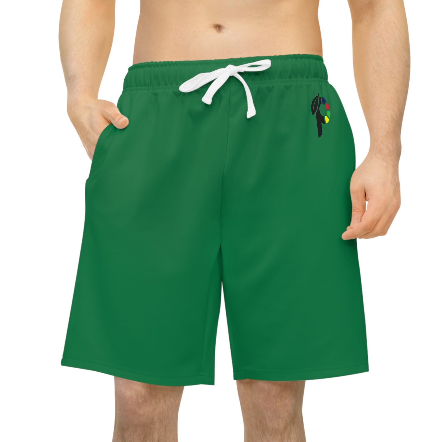 P Logo Shorts